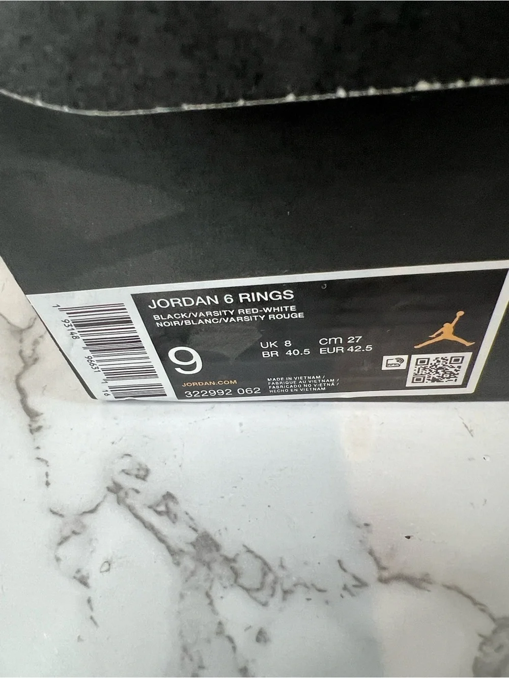 Jordan - Air Jordan 6 Rings 'Bred' 2013 Men’s Shoes 9